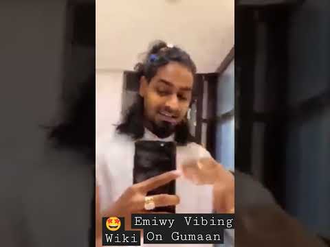 Emiwy vibing - gumaan 1 Emiway bantai reaction talha anjum 1 #youngstunners #shorts #youtubeshorts