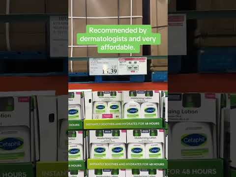 Recommended by dermatologists and affordable #cetaphil #moisturizer #affordableskincare #costco #col