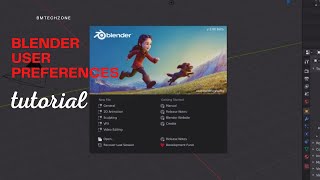 blender user preferences tutorial for beginner