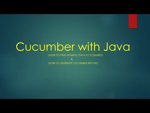 Cucumber and Scenario Outline | Cucumber Report Generation | LearnJava