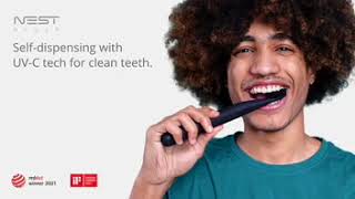 Self-Dispensing UV-C toothbrush by Nest Brush