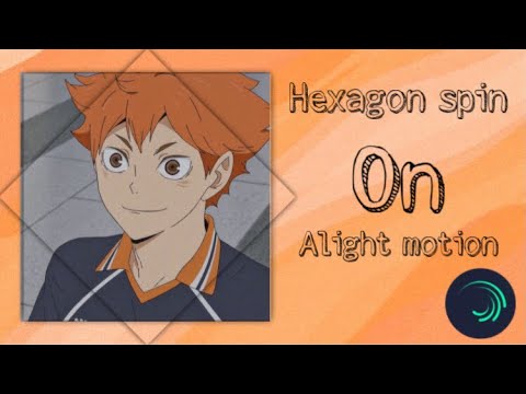 [alight motion basics] smooth hexagon spin + tiles transitions