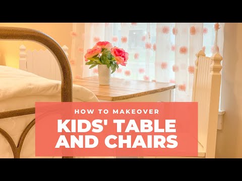 How To Makeover A Kids Table