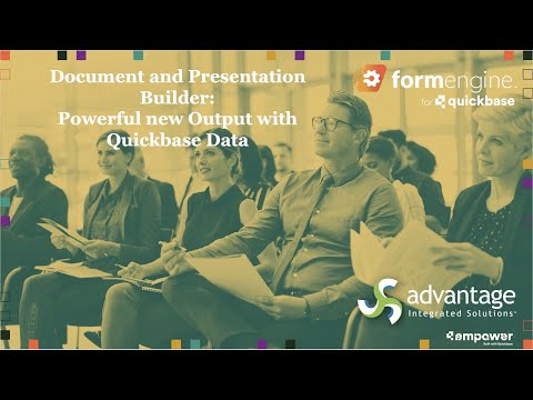 The Form Engine for Quickbase -  Document and Presentation Builder Module