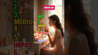 Only a makeup addict can guess all these items!🤯 #quiz #trivia #shorts