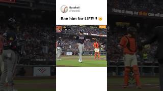 Ban Him For LIFE!!! 🤯 #baseball