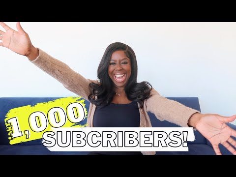 THANK YOU FOR 1,000 SUBSCRIBERS