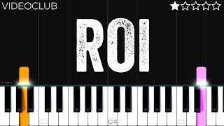 VIDEOCLUB - roi | EASY Piano Tutorial