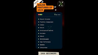 #javafeatures | #codefacts