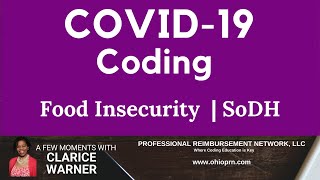 COVID 19 Coding News | Z59.4-Food Insecurity