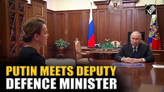 Russian President Vladimir Putin meets deputy defence minister days after his residence attack