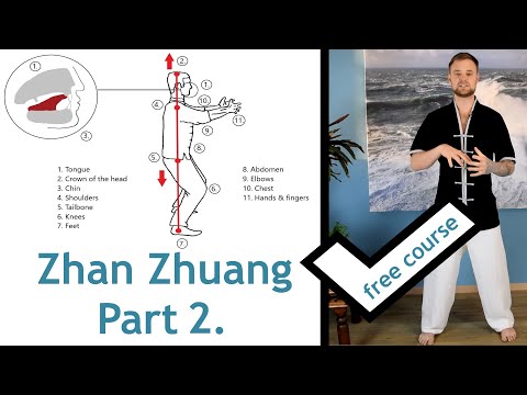Zhan Zhuang Course Part 2: Standing Pole Exercise (Zhanzhuang explained in part 1)