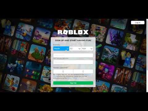 Speedrunning the Roblox sign-up