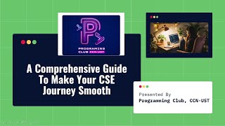 How To Make Your CSE journey Smooth as a 1st/2nd Year Student 