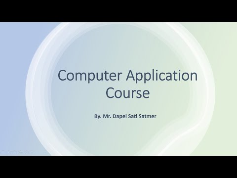 Computer Application : Chapter 1  Review of Introduction to Computer