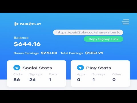 Paid2Play Review: Is Paid2Play Legit Or Scam? YES 100% SCAM - NO Paid2play Withdrawals