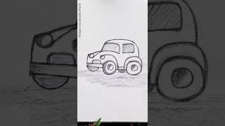 Learn How to Draw a Car | Easy Drawing #pencildrawing #howtodraw #car #learntodraw #tricks