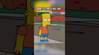 Bart's tooth fell out