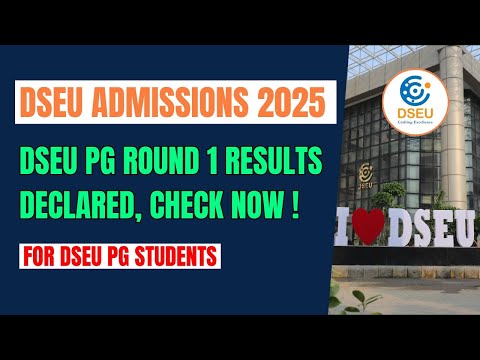 🎓 DSEU PG Results 2025 Declared | Check Now | DSEU Admissions 2025 Latest Update!