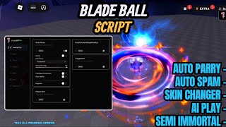 Blade Ball Script *FREE* - Auto Parry, Auto Spam Op, Skin Changer, Ai Play, Semi Immortal & More!