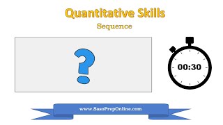 HSPT Prep: Quantitative Skills - Sequence