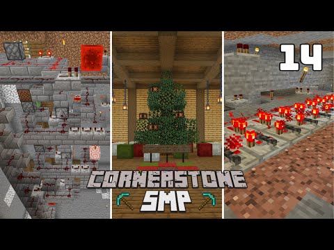 Cornerstone SMP #14 - Christmas Minigame & Epic Redstone!