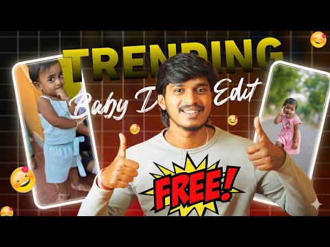 Trending baby dance video 🤩 in kannada| Baby dancing video edit 🔥Free ಗುರು 