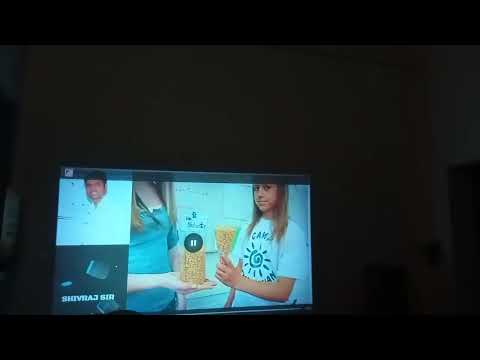 projector ki live reality class room me