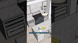 House Render Tour | Realistic 3D Visualization by BonGoods 🏡✨  #youtubeshorts #3dinterior