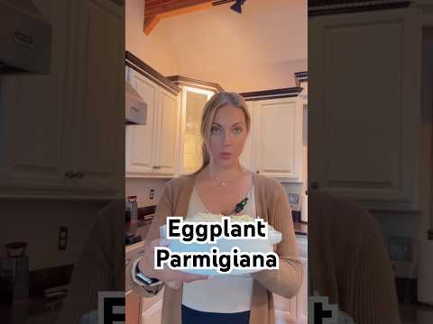 Baked eggplant parmigiana recipe! Easy version! #veganrecipes #eggplantparmesan #vegetarianrecipes