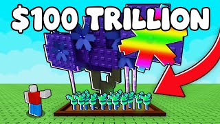 I used 100 MASTER SPRINKLERS at the SAME TIME in Grow a Garden..