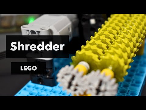 LEGO Technic Paper Shredder