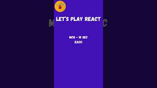 React MCQ Challenge -Test Your JSX Knowledge in 60s! #ReactJS #ReactQuiz #ReactMCQ