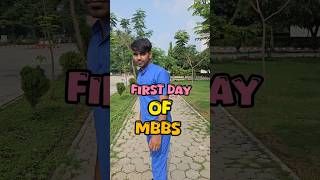 First day of MBBS 🥼🩺!#Mbbs #neet #neetmotivation #aiims #neet 2026 #doctor #viral