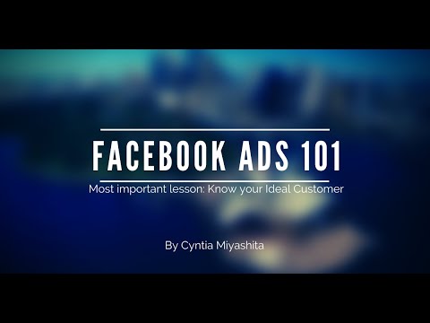 Facebook Ads 101:Most important question... Who is your Ideal Client?