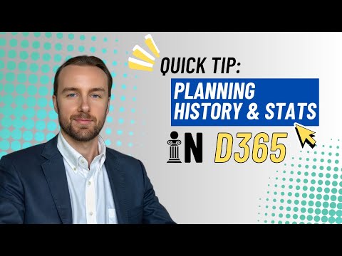 Quick Tip: Planning History & Item Requirement Statistics in D365 SCM