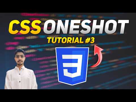 CSS in One Shot Part 1 🔥| CSS Crash Course 🎯 | Master CSS in 1.5 Hours for Full Stack Web Dev 2025