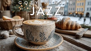 Cozy Winter Jazz Piano for Coffee Shop Ambience - Smooth Relaxing Snow Cafe Music