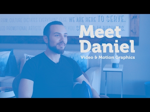 Meet Daniel: Video and Motion Graphics