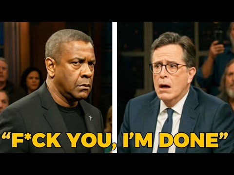 Denzel Washington Silences Stephen Colbert With One Sentence—The Entire Room Froze