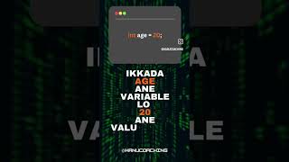 Today’s topic: Variables in C ✨Variable #coderush #keepcoding #codemy #codementor #yeswecode #code