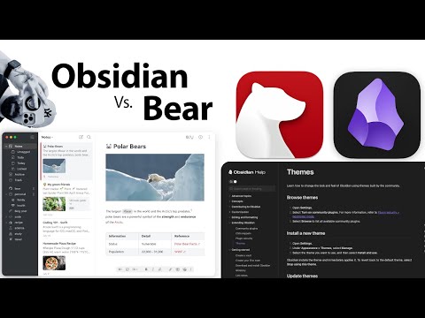 Obsidian or Bear, I help you decide