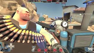 Team Fortress 2 - Offline training (Scriptless) on Payload Upward (BLU Team; Hard; 23 bots + player)