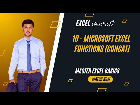 10  Microsoft Excel  Functions - Concat