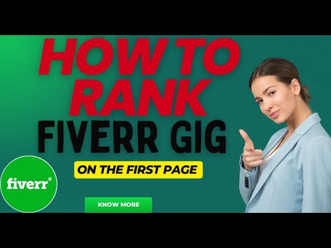 How to Rank Fiverr Gig on the First Page I How to get started data entry spcialist on Fiverr in 2025
