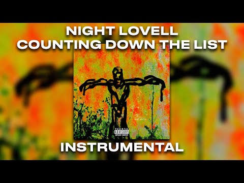 Night Lovell - Counting Down The List Instrumental | Reprod by Veles
