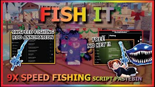 FISH IT Script Pastebin 2026 AUTO FARM, 9X SPEED FISHING, INSTANT FISHING, DIAMOND ROD (NO KEY) 💎🐟