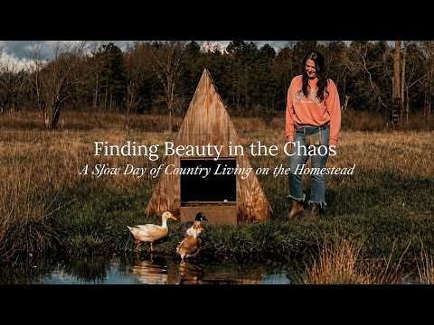 Slow Living in the country | A Real Spring Day on the Homestead