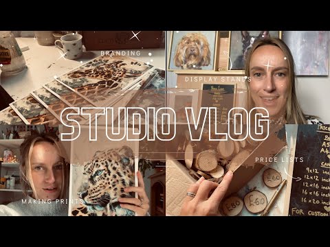 Small Business Studio Vlog | Growing My Small Business From My Spare Room