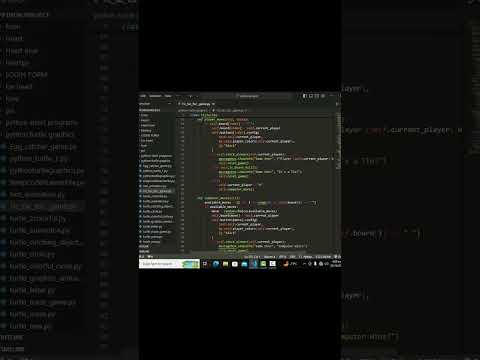 Tic-Tac-Toe Game Using Python ♥️💕#shortvideo #viralshorts#python#game